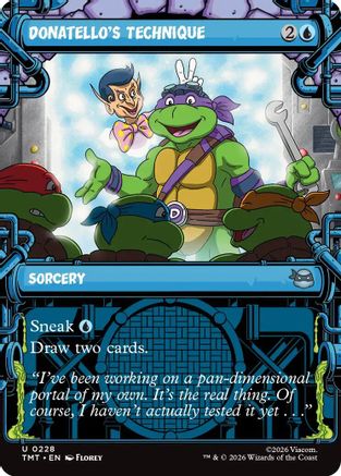 Donatello's Technique (Showcase) (TMT-228) - Teenage Mutant Ninja Turtles - for just $0.10! 