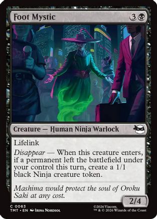 Foot Mystic (TMT-063) - Teenage Mutant Ninja Turtles Foil - for just $0.06! 