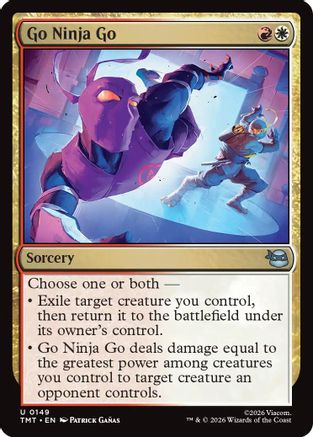 Go Ninja Go (TMT-149) - Teenage Mutant Ninja Turtles Foil - for just $0.09! 