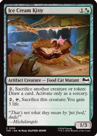Ice Cream Kitty (TMT-150) - Teenage Mutant Ninja Turtles - for just $0.06! 