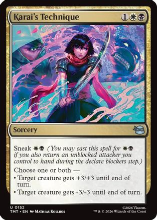 Karai's Technique (TMT-152) - Teenage Mutant Ninja Turtles Foil - for just $0.06! 
