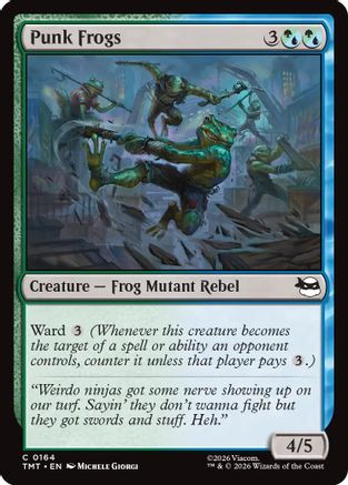 Punk Frogs (TMT-164) - Teenage Mutant Ninja Turtles Foil - for just $0.05! 