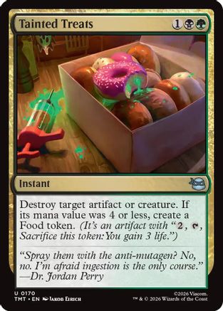 Tainted Treats (TMT-170) - Teenage Mutant Ninja Turtles - for just $0.06! 