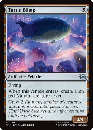 Turtle Blimp (TMT-180) - Teenage Mutant Ninja Turtles - for just $0.04! 