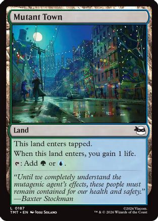 Mutant Town (TMT-187) - Teenage Mutant Ninja Turtles Foil - for just $0.08! 