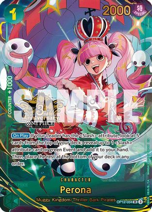 Perona (Japanese Version 3rd Anniversary Set) (OP12-034) - One Piece Promotion Cards Foil - for just $75.90! 