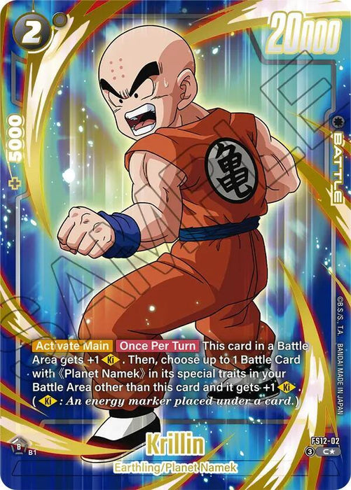 Krillin (FS12-02) (Gold) [Starter Deck EX: The Beat of Ki] - for just $2.20! 
