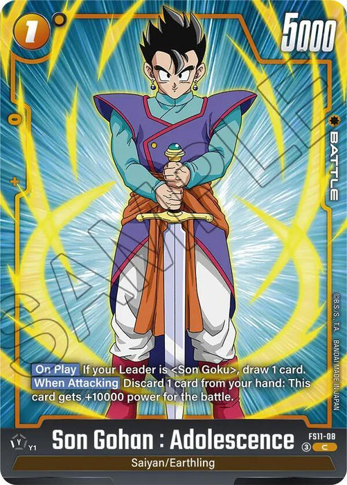 Son Gohan : Adolescence (FS11-08) [Starter Deck EX: The Phase of Evolution] - for just $0.15! 