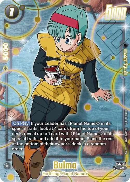 Bulma (FS12-14) (Gold) [Starter Deck EX: The Beat of Ki] - for just $5.10! 