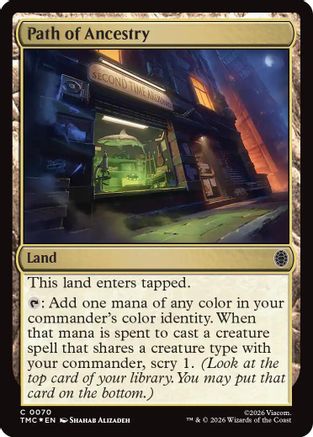 Path of Ancestry (Surge Foil) (TMC-070) - Commander: Teenage Mutant Ninja Turtles Foil - for just $0.15! 