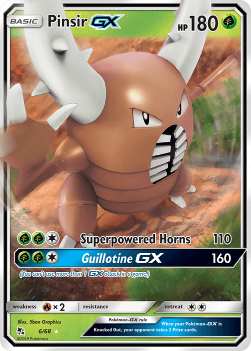 Pinsir GX (6/68) [Sun & Moon: Hidden Fates] - for just $0.45! 