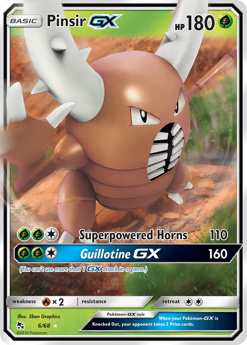 Pinsir GX (6/68) [Sun & Moon: Hidden Fates] - for just $0.65! 