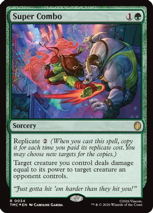 Super Combo (Surge Foil) (TMC-034) - Commander: Teenage Mutant Ninja Turtles Foil - for just $1.17! 