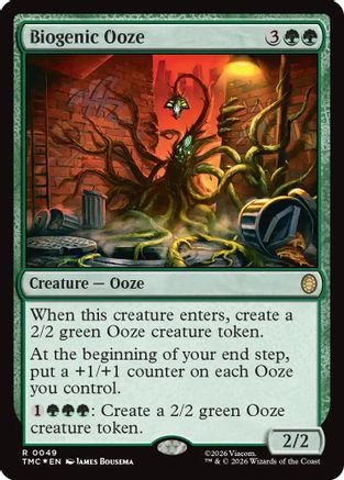 Biogenic Ooze (Surge Foil) (TMC-049) - Commander: Teenage Mutant Ninja Turtles Foil - for just $0.63! 