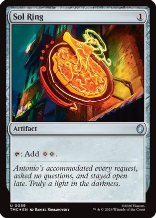 Sol Ring (Surge Foil) (TMC-059) - Commander: Teenage Mutant Ninja Turtles Foil - for just $1.36! 