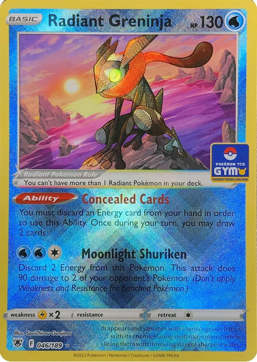 Radiant Greninja (046/189) [League & Championship Cards] - for just $34.70! 