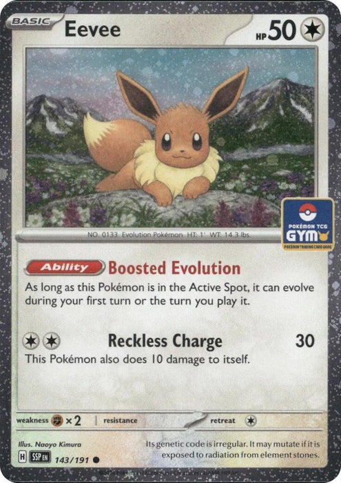 Eevee (143/191) (Southeast Asia Exclusive) [League & Championship Cards] - for just $0.10! 