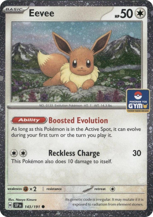 Eevee (143/191) (Southeast Asia Exclusive) [League & Championship Cards] - for just $40000! 