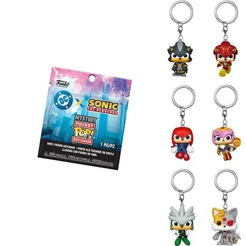 Funko Pop! Justice League x Sonic the Hedgehog Pocket Key Chain - for just $6.98! 