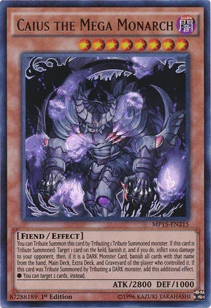 Caius the Mega Monarch [MP15-EN215] Ultra Rare - for just $2.10! 
