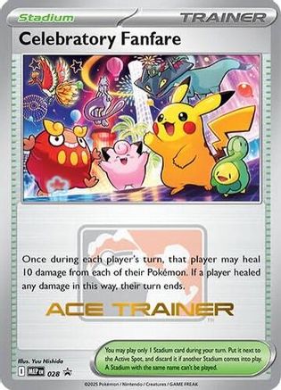 Celebratory Fanfare (Ace Trainer) 028 - ME Mega Evolution Promo - for just $334.28! 