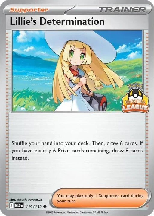 Lillie's Determination (119/132) (Ultra Ball League) [League & Championship Cards] - for just $0.10! 