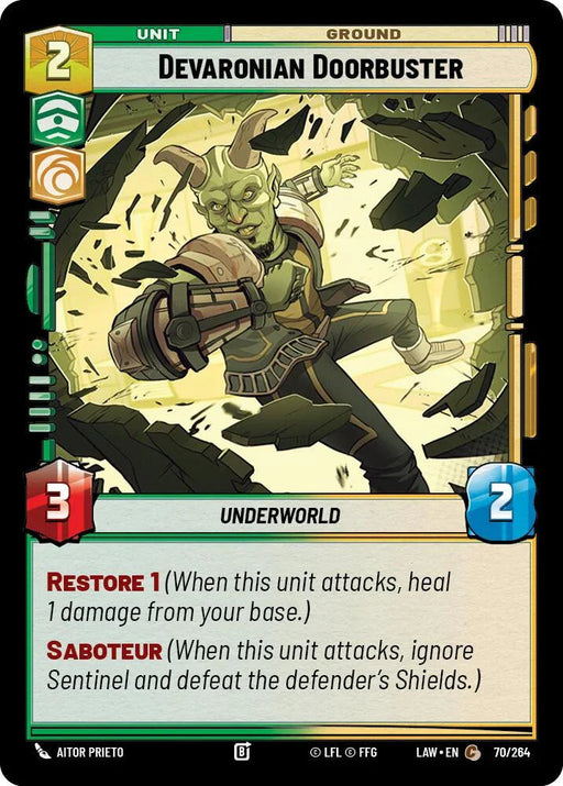 Devaronian Doorbuster (70/264) (70/264) [A Lawless Time] - for just $0.10! 
