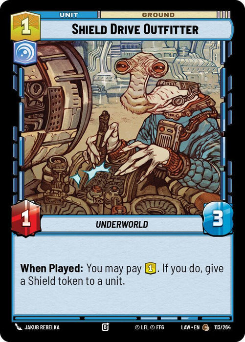 Shield Drive Outfitter (113/264) (113/264) [A Lawless Time] - for just $0.10! 