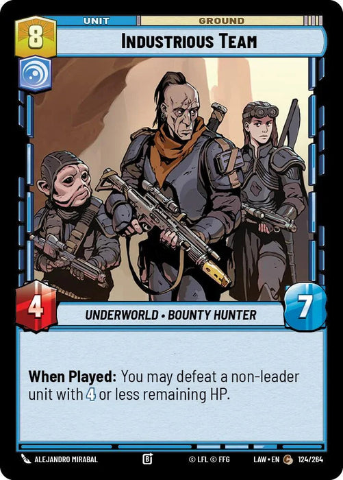 Industrious Team (124/264) (124/264) [A Lawless Time] - for just $0.10! 