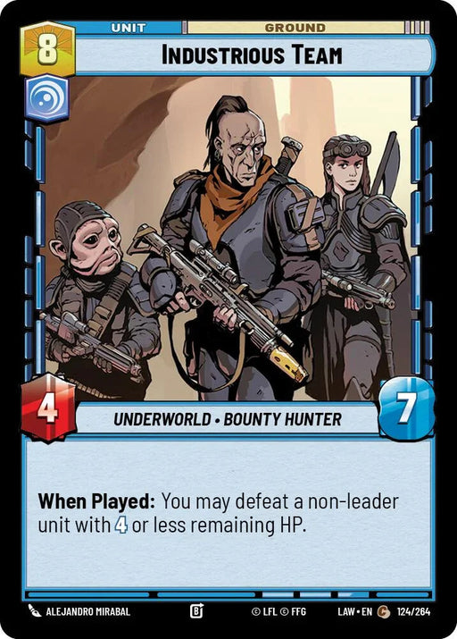Industrious Team (124/264) (124/264) [A Lawless Time] - for just $0.10! 