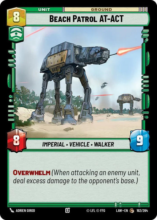 Beach Patrol AT-ACT (162/264) (162/264) [A Lawless Time] - for just $0.10! 