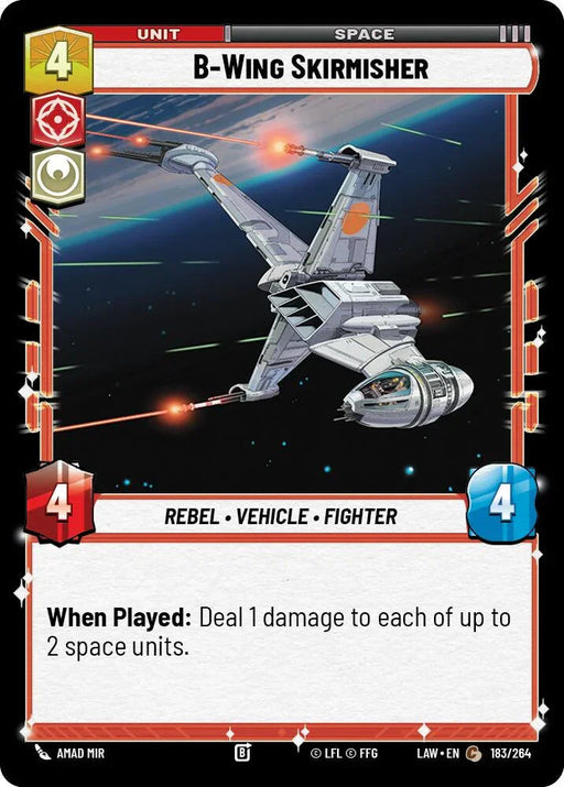 B-Wing Skirmisher (183/264) (183/264) [A Lawless Time] - for just $0.10! 