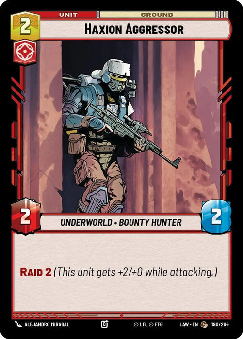 Haxion Aggressor (190/264) (190/264) [A Lawless Time] - for just $0.10! 