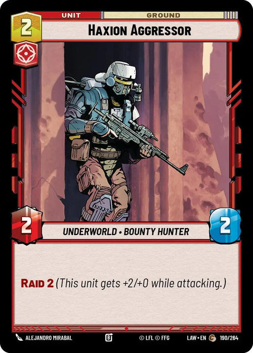 Haxion Aggressor (190/264) (190/264) [A Lawless Time] - for just $0.10! 