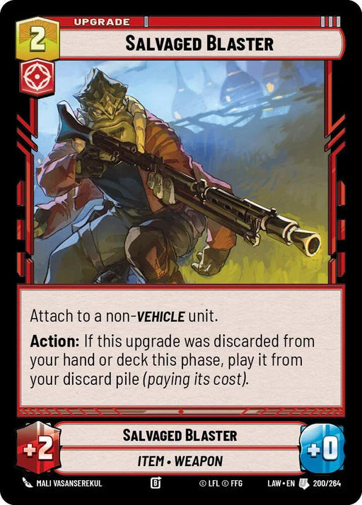 Salvaged Blaster (200/264) (200/264) [A Lawless Time] - for just $0.10! 