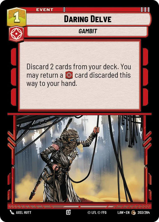 Daring Delve (203/264) (203/264) [A Lawless Time] - for just $0.10! 