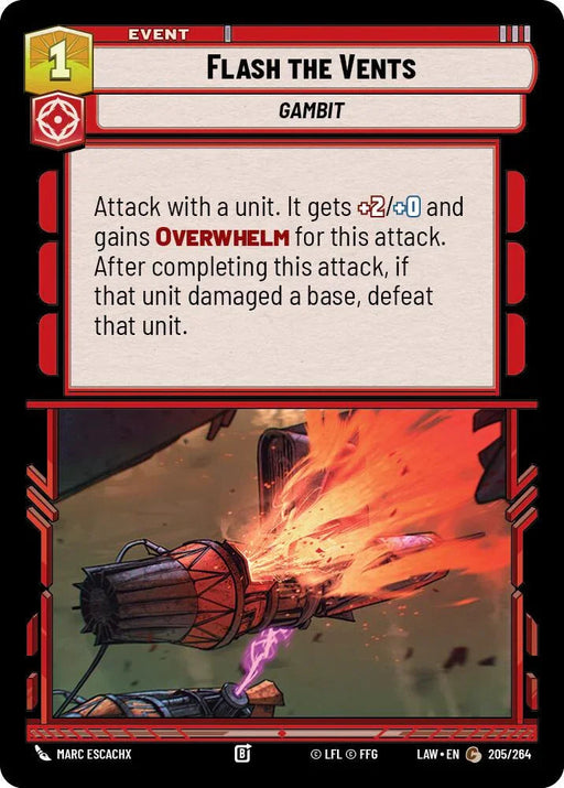 Flash the Vents (205/264) (205/264) [A Lawless Time] - for just $0.10! 