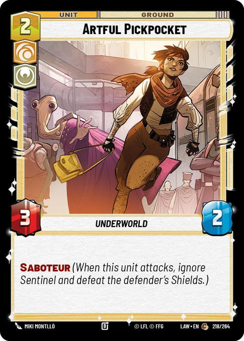 Artful Pickpocket (218/264) (218/264) [A Lawless Time] - for just $0.10! 