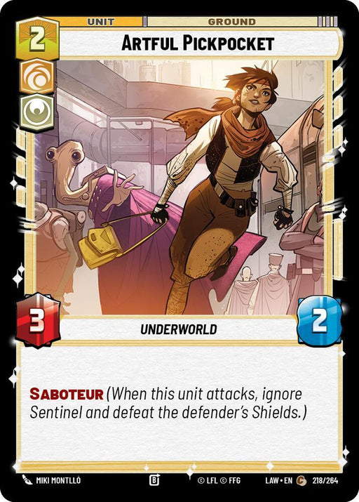 Artful Pickpocket (218/264) (218/264) [A Lawless Time] - for just $0.10! 