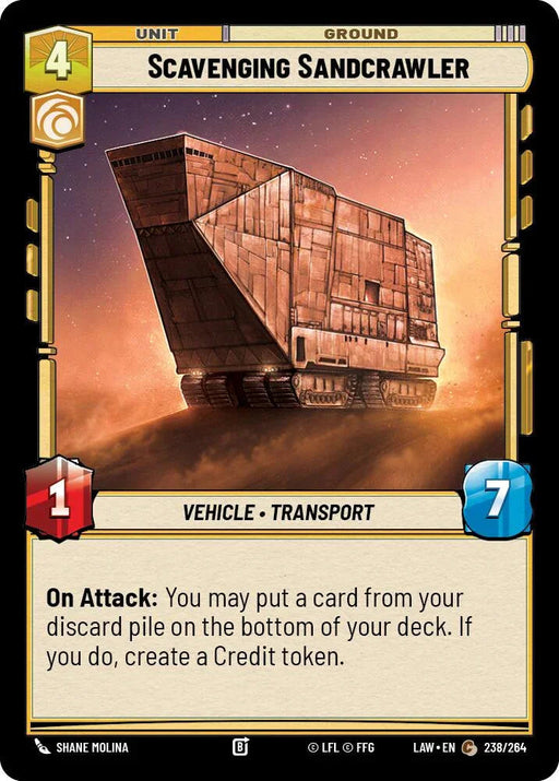 Scavenging Sandcrawler (238/264) (238/264) [A Lawless Time] - for just $0.10! 