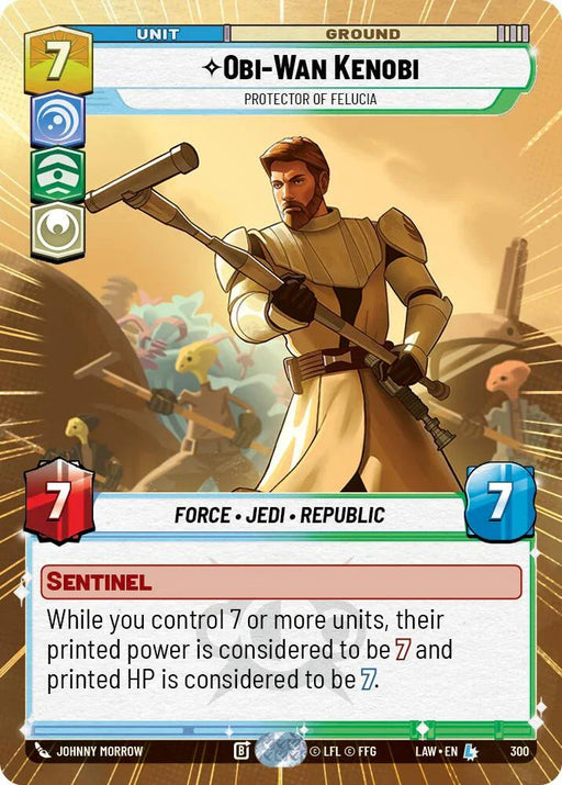 Obi-Wan Kenobi - Protector of Felucia (300) (Hyperspace) (300) [A Lawless Time] - for just $1.70! 