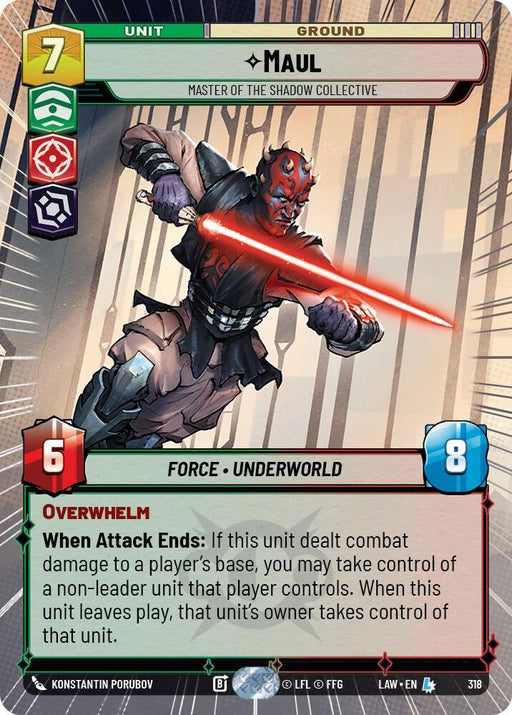 Maul - Master of the Shadow Collective (318) (Hyperspace) (318) [A Lawless Time] - for just $1.60! 