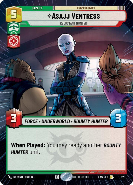 Asajj Ventress - Reluctant Hunter (325) (Hyperspace) (325) [A Lawless Time] - for just $0.25! 