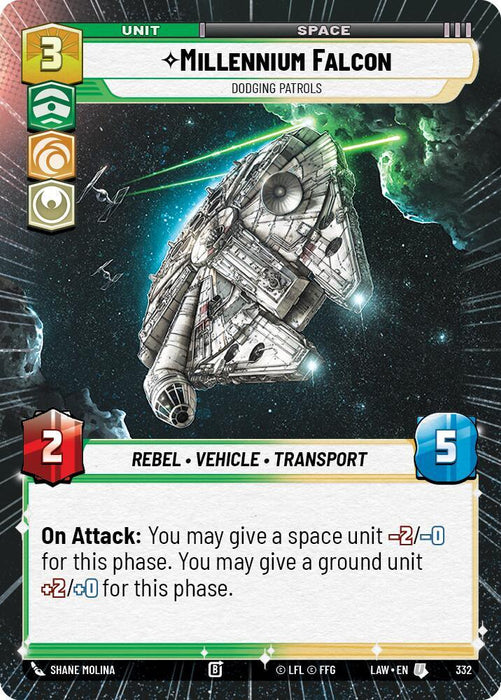Millennium Falcon - Dodgin Patrols (332) (Hyperspace) (332) [A Lawless Time] - for just $0.25! 