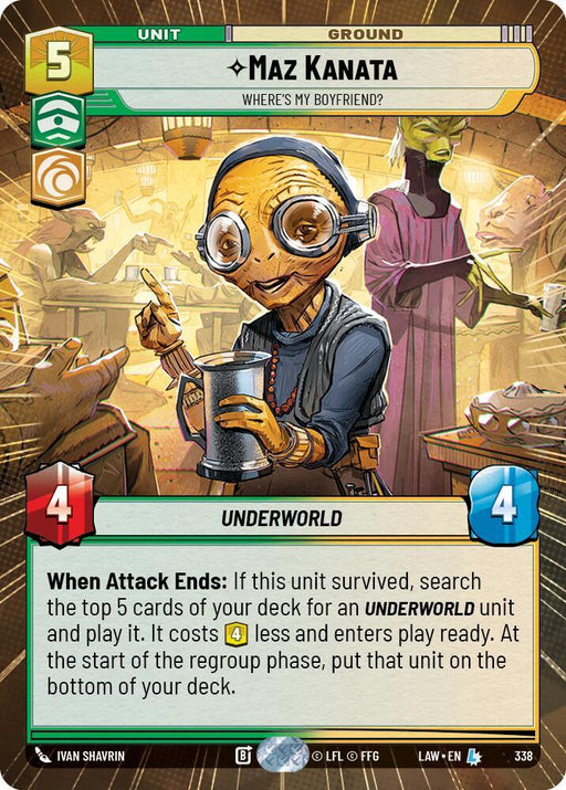 Maz Kanata - Where's My Boyfriend? (338) (Hyperspace) (338) [A Lawless Time] - for just $0.60! 