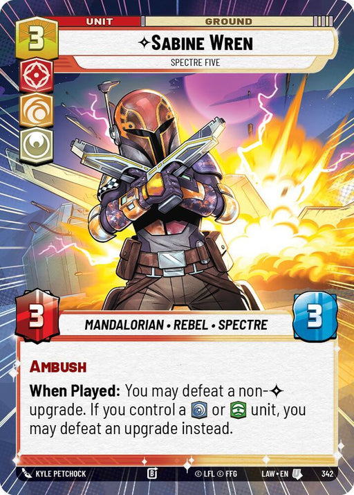 Sabine Wren - Spectre Five (342) (Hyperspace) (342) [A Lawless Time] - for just $0.40! 