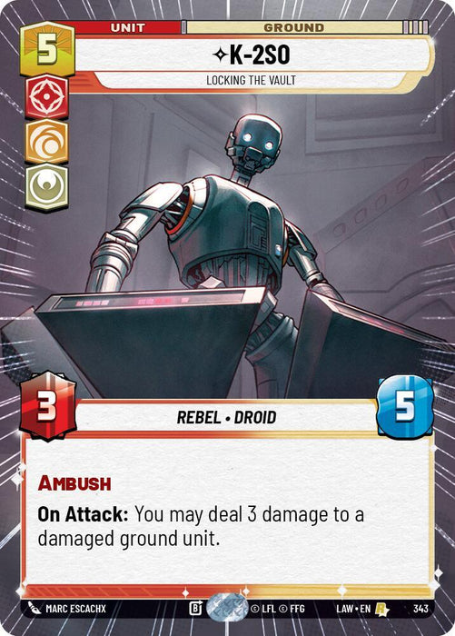 K-2S0 - Locking the Vault (343) (Hyperspace) (343) [A Lawless Time] - for just $0.55! 