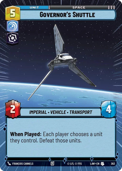 Governor's Shuttle (363) (Hyperspace) (363) [A Lawless Time] - for just $0.20! 