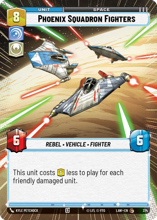 Phoenix Squadron Fighters (374) (Hyperspace) (374) [A Lawless Time] - for just $0.10! 