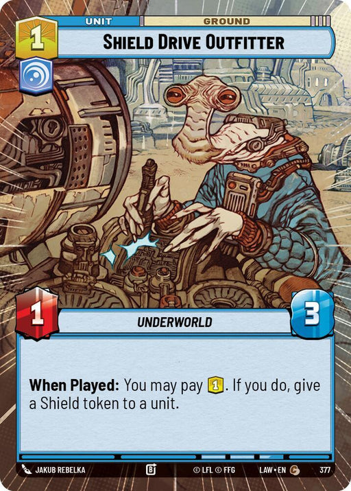 Shield Drive Outfitter (377) (Hyperspace) (377) [A Lawless Time] - for just $0.10! 